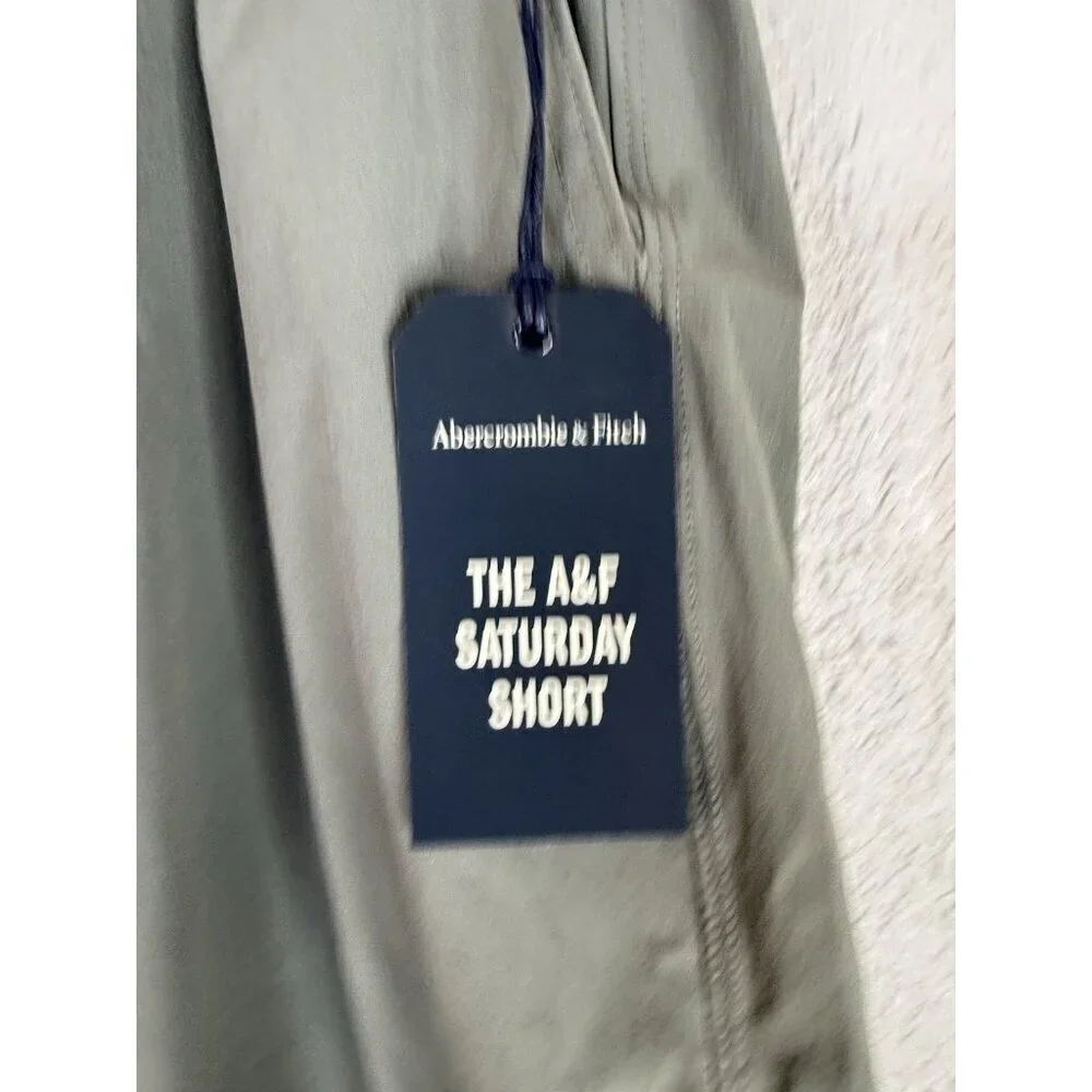 Abercrombie & Fitch Shorts Men's A&F Saturday Short XL Gray 9